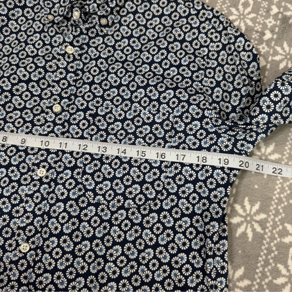 NEW‎ J. Crew Stretch Secret Wash Shirt In Floral Print Organic Cotton Size Small - Picture 11 of 11